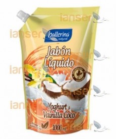 Jabón Líquido Yogurt Vainilla Y Coco