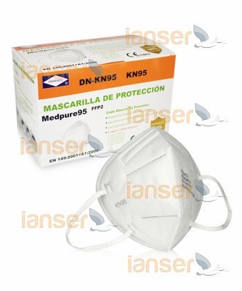 Mascarilla KN95 FFP2 Medical